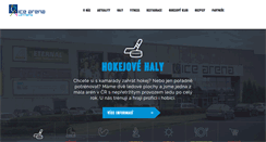 Desktop Screenshot of icearena.cz