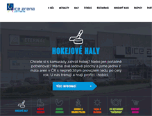 Tablet Screenshot of icearena.cz